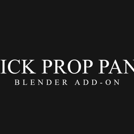QPP: Quick Properties Panel Blender Add-On